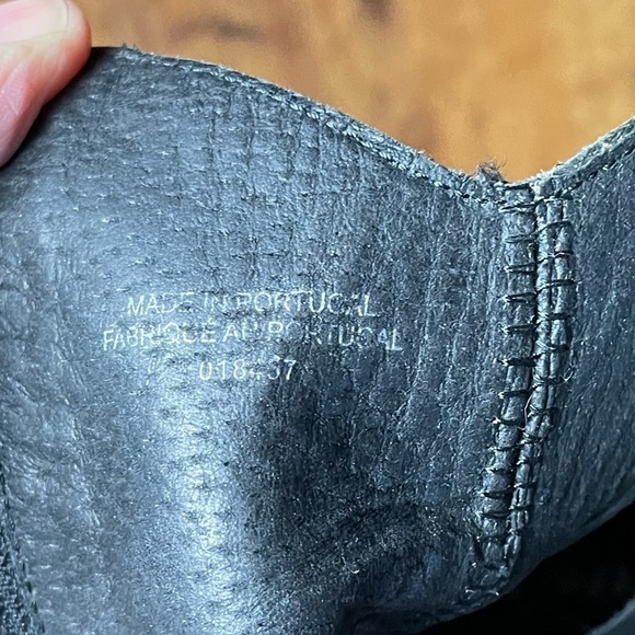 Free People Leather Western Distressed Block Heel Cowgirl Ankle Boots - Picture 13 of 15